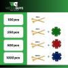 imageWedge Guys Bamboo Golf Tees 234quot  100250500 or 1000 pcs  Extra Durable ampamp Stronger Than Wood Tees  Biodegradable ampamp Less Friction  PGA Professional Approved Golf Tees Bulk Bag
