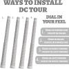 imageWedge Guys DC Tour Golf Grips  4 Grip Zones for Supreme Comfort ampamp Control  AllWeather Performance Golf Club Grips Replacement for Regripping Wedges Drivers Irons Woods Hybrids Midsize or StandardGray 7 Pack