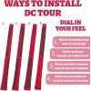 imageWedge Guys DC Tour Golf Grips Kit  4 Grip Zones for Supreme Comfort ampamp Control  AllWeather Performance Golf Club Grips Replacement for Regripping Wedges Drivers Irons Hybrids Midsize or StandardRed