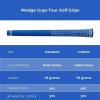 imageWedge Guys DC Tour Golf Grips Kit  4 Grip Zones for Supreme Comfort ampamp Control  AllWeather Performance Golf Club Grips Replacement for Regripping Wedges Drivers Irons Hybrids Midsize or StandardBlue