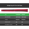 imageWedge Guys DC Tour Golf Grips Kit  4 Grip Zones for Supreme Comfort ampamp Control  AllWeather Performance Golf Club Grips Replacement for Regripping Wedges Drivers Irons Hybrids Midsize or StandardRed