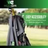 imageWedge Guys Large Golf Tour Towel 40quot x 17quot Microfiber with Hole  Soft ampamp Tough Waffle Caddy Towel for Golf Bag ampamp Clubs Grey Color Accessories for Men