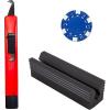 imageWedge Guys Rubber Vise Clamp ampamp Kit with Retractable Hook Blade for Regripping Golf Clubs Wedges Irons Drivers Putters  Free Golf Ball Marker Included with Each Rubber Vise Clamp KitVise Clamp Kit