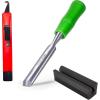 imageWedge Guys Rubber Vise Clamp ampamp Kit with Retractable Hook Blade for Regripping Golf Clubs Wedges Irons Drivers Putters  Free Golf Ball Marker Included with Each Rubber Vise Clamp KitRemover Kit