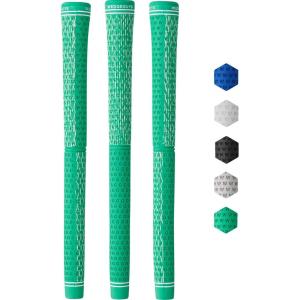imageWedge Guys DC Tour Golf Grips  4 Grip Zones for Supreme Comfort ampamp Control  AllWeather Performance Golf Club Grips Replacement for Regripping Wedges Drivers Irons Woods Hybrids Midsize or StandardGreen 3 Pack