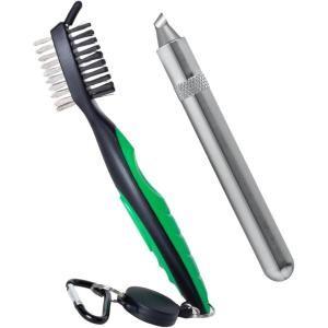 imagenU Groove Sharpener  Golf Club Groove Sharpener ReGrooving Tool and Golf Groove Cleaner  Generate Optimal Backspin ampamp Restore Your Old Irons  PGA Recommended Golf Groove Sharpening ToolGroove Sharpener  Brush